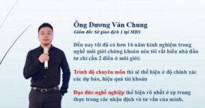 Ông Dương Văn Chung: “Với tôi, Thị trường chứng khoán 2023 là chân sóng của 1 chu kỳ lớn kéo dài nhiều năm tới”