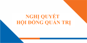 Nghị quyết HĐQT về việc chi trả cổ tức bằng cổ phiếu năm tài chính 2021